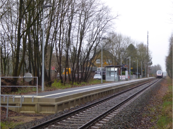 Neuer 140 m langer Bahnsteig